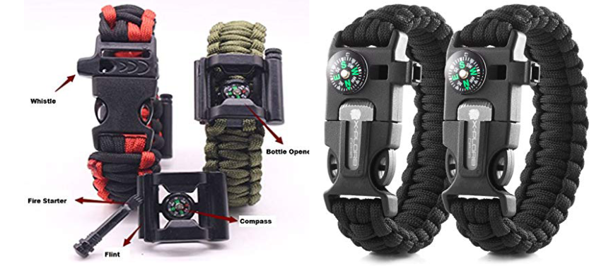 Choosing A Reliable Paracord Survival Bracelet With Fire Starter Flint & Knife
